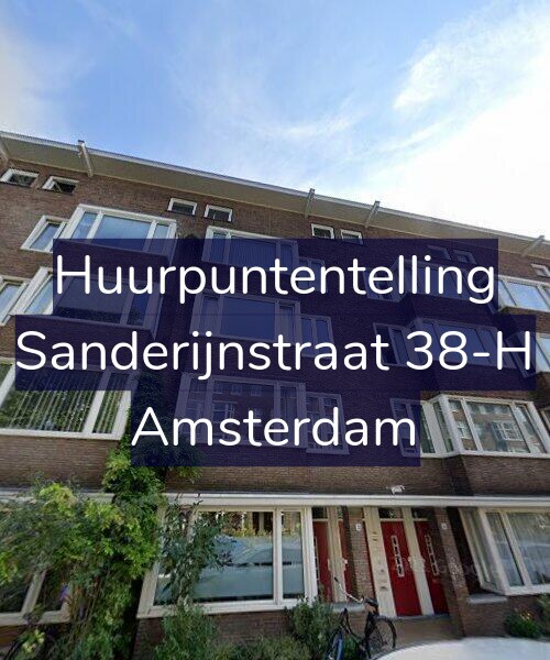 Foto gevel Huurpuntentelling voor Sanderijnstraat 38-H, Amsterdam
