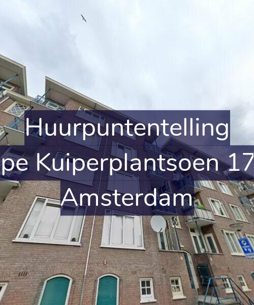 Foto gevel Huurpuntentelling voor Sape Kuiperplantsoen 17-2, Amsterdam