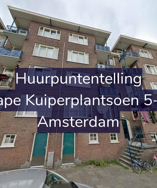 Foto gevel Huurpuntentelling voor Sape Kuiperplantsoen 5-H, Amsterdam