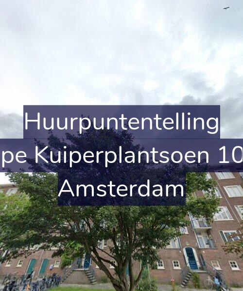 Foto gevel Huurpuntentelling voor Sape Kuiperplantsoen 10-2, Amsterdam