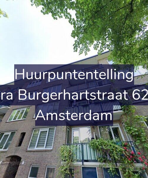 Foto gevel Huurpuntentelling voor Sara Burgerhartstraat 62-2, Amsterdam