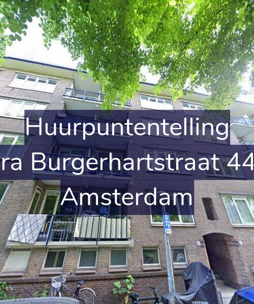 Foto gevel Huurpuntentelling voor Sara Burgerhartstraat 44-1, Amsterdam