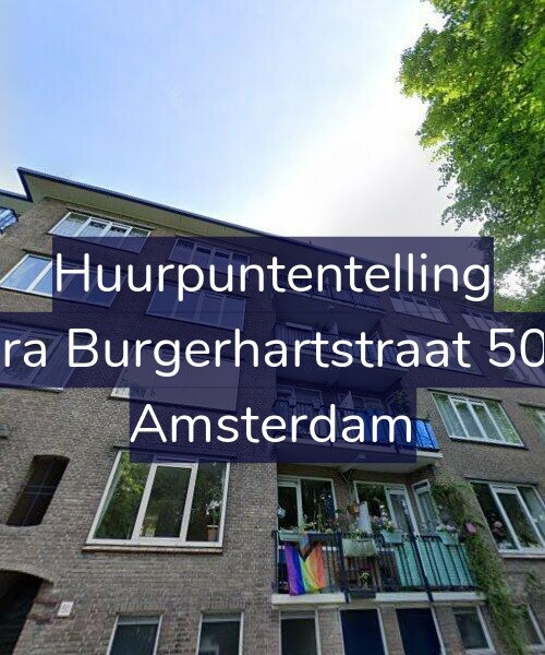 Foto gevel Huurpuntentelling voor Sara Burgerhartstraat 50-2, Amsterdam