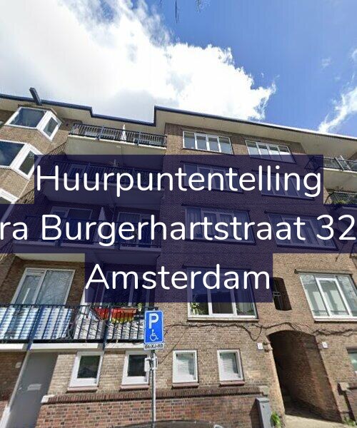 Foto gevel Huurpuntentelling voor Sara Burgerhartstraat 32-H, Amsterdam
