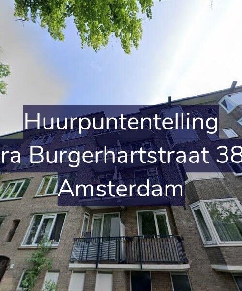 Foto gevel Huurpuntentelling voor Sara Burgerhartstraat 38-2, Amsterdam