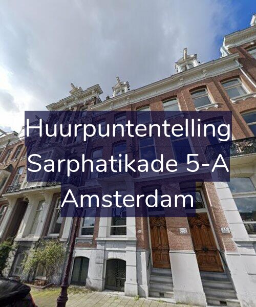 Foto gevel Huurpuntentelling voor Sarphatikade 5-A, Amsterdam
