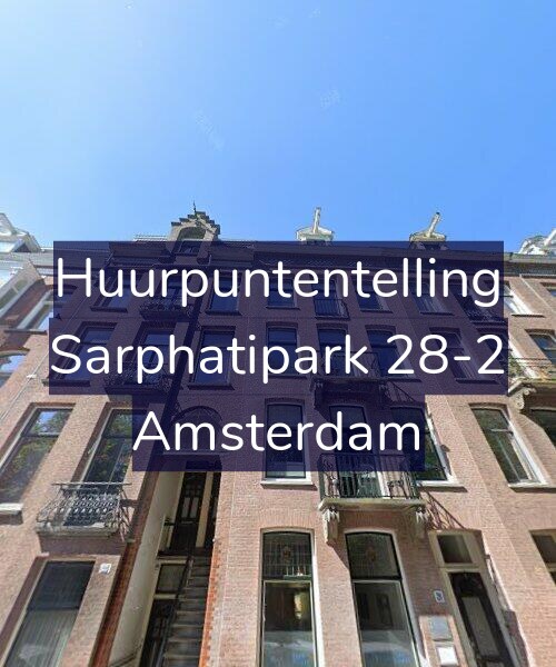 Foto gevel Huurpuntentelling voor Sarphatipark 28-2, Amsterdam