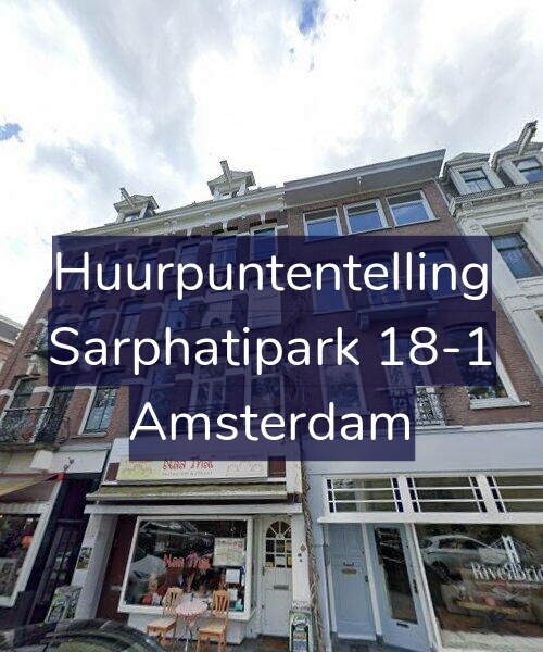 Foto gevel Huurpuntentelling voor Sarphatipark 18-1, Amsterdam