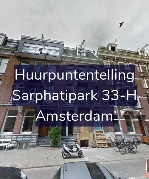 Foto gevel Huurpuntentelling voor Sarphatipark 33-H, Amsterdam