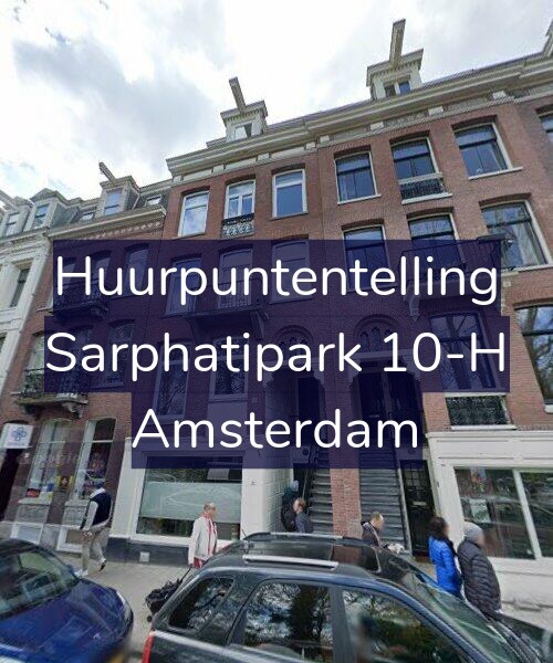 Foto gevel Huurpuntentelling voor Sarphatipark 10-H, Amsterdam