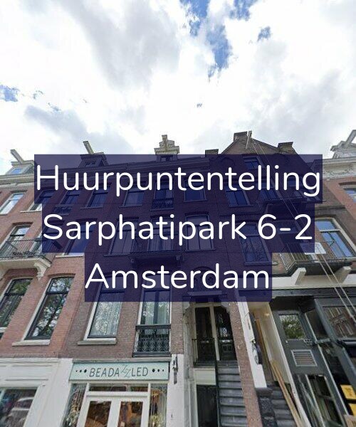 Foto gevel Huurpuntentelling voor Sarphatipark 6-2, Amsterdam