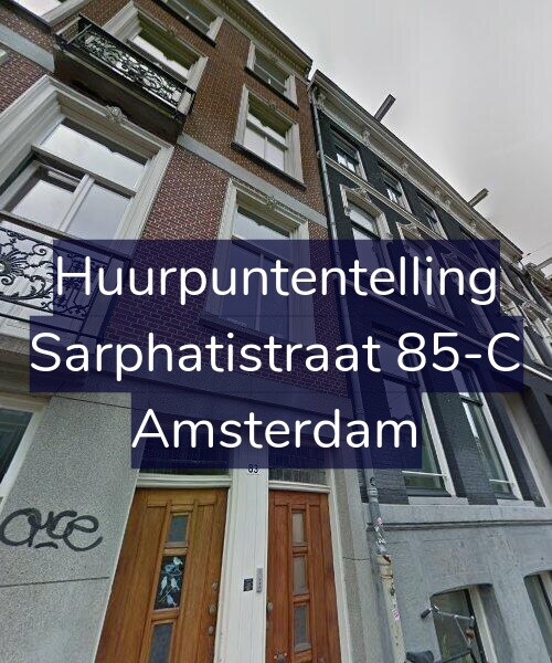 Foto gevel Huurpuntentelling voor Sarphatistraat 85-C, Amsterdam