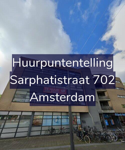 Foto gevel Huurpuntentelling voor Sarphatistraat 702, Amsterdam
