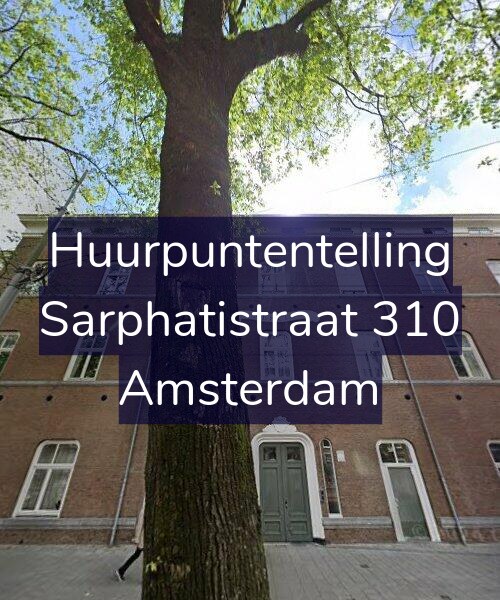 Foto gevel Huurpuntentelling voor Sarphatistraat 310, Amsterdam