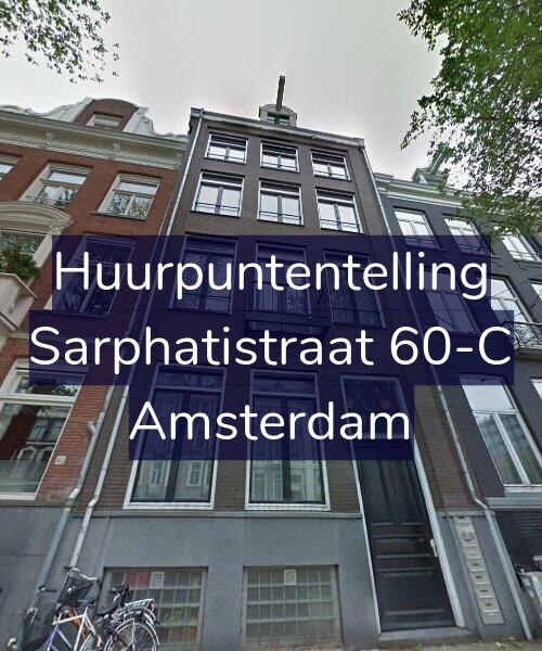 Foto gevel Huurpuntentelling voor Sarphatistraat 60-C, Amsterdam