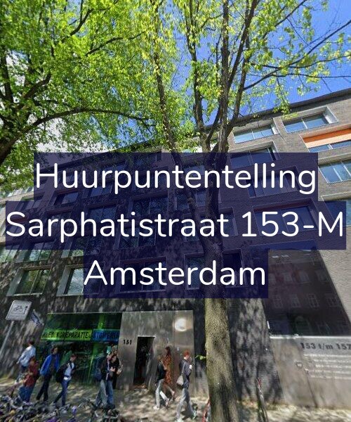 Foto gevel Huurpuntentelling voor Sarphatistraat 153-M, Amsterdam