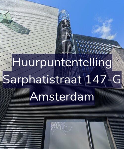 Foto gevel Huurpuntentelling voor Sarphatistraat 147-G, Amsterdam