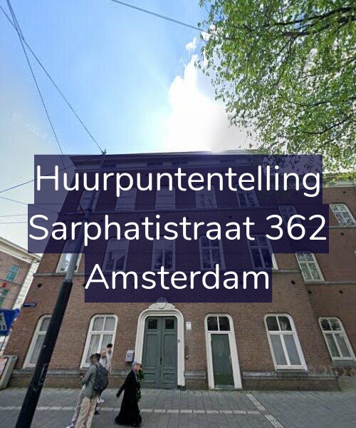 Foto gevel Huurpuntentelling voor Sarphatistraat 362, Amsterdam