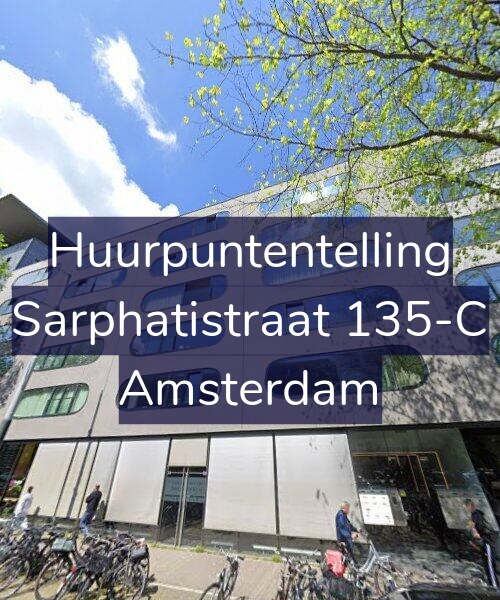 Foto gevel Huurpuntentelling voor Sarphatistraat 135-C, Amsterdam