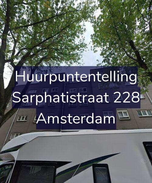 Foto gevel Huurpuntentelling voor Sarphatistraat 228, Amsterdam