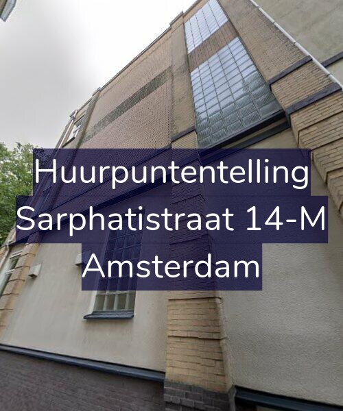 Foto gevel Huurpuntentelling voor Sarphatistraat 14-M, Amsterdam