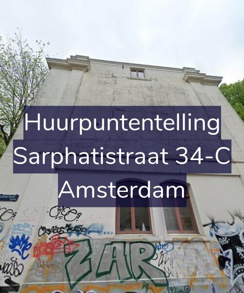 Foto gevel Huurpuntentelling voor Sarphatistraat 34-C, Amsterdam