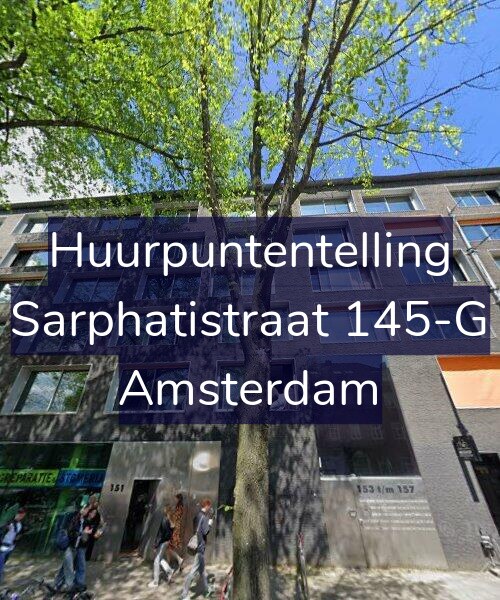 Foto gevel Huurpuntentelling voor Sarphatistraat 145-G, Amsterdam
