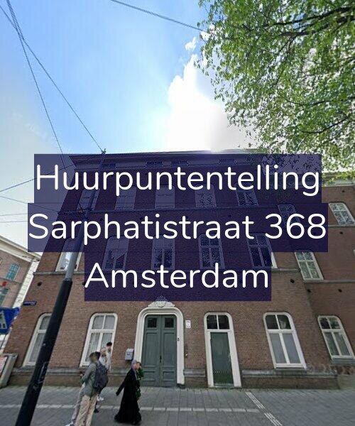 Foto gevel Huurpuntentelling voor Sarphatistraat 368, Amsterdam