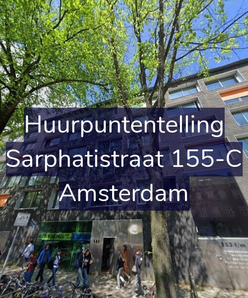 Foto gevel Huurpuntentelling voor Sarphatistraat 155-C, Amsterdam