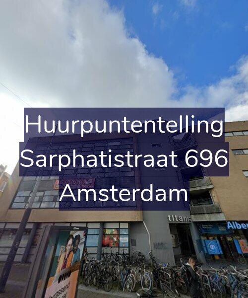 Foto gevel Huurpuntentelling voor Sarphatistraat 696, Amsterdam