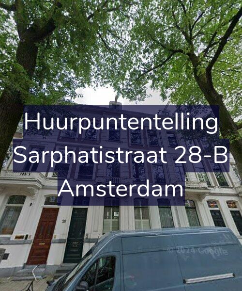 Foto gevel Huurpuntentelling voor Sarphatistraat 28-B, Amsterdam