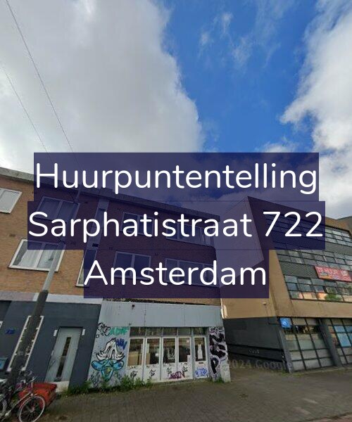 Foto gevel Huurpuntentelling voor Sarphatistraat 722, Amsterdam