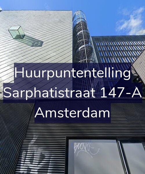 Foto gevel Huurpuntentelling voor Sarphatistraat 147-A, Amsterdam