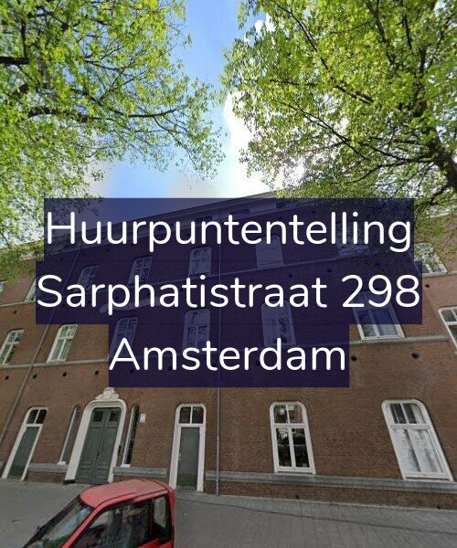 Foto gevel Huurpuntentelling voor Sarphatistraat 298, Amsterdam