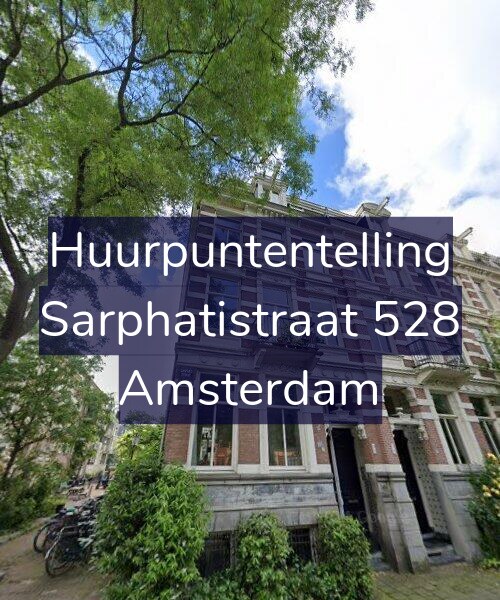Foto gevel Huurpuntentelling voor Sarphatistraat 528, Amsterdam