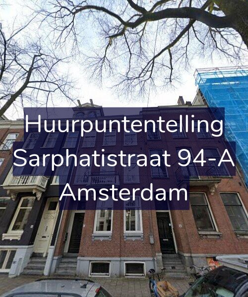 Foto gevel Huurpuntentelling voor Sarphatistraat 94-A, Amsterdam