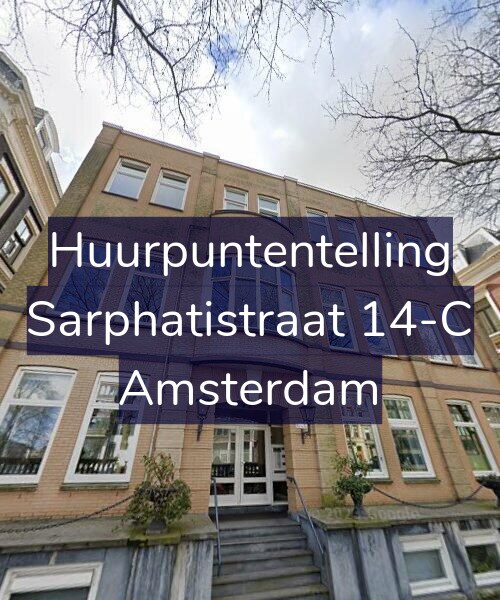 Foto gevel Huurpuntentelling voor Sarphatistraat 14-C, Amsterdam
