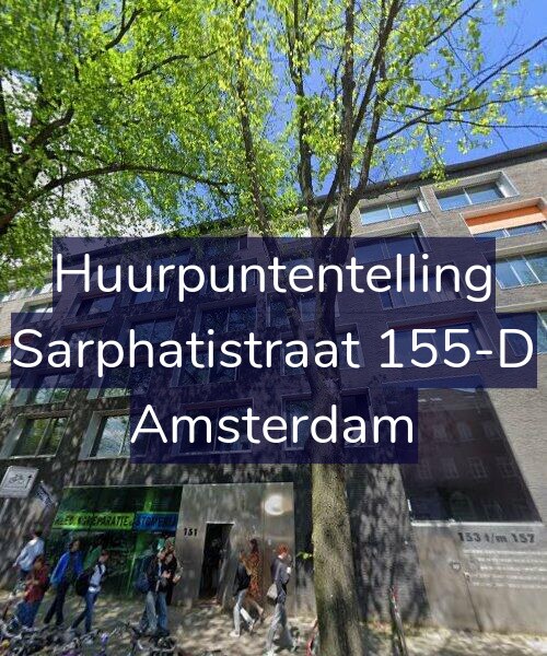 Foto gevel Huurpuntentelling voor Sarphatistraat 155-D, Amsterdam