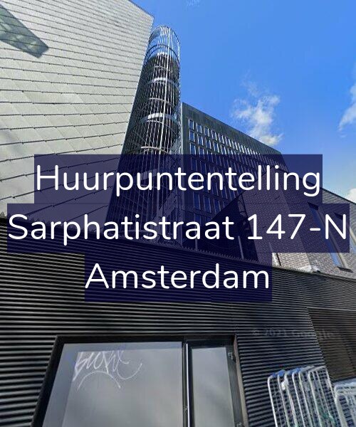 Foto gevel Huurpuntentelling voor Sarphatistraat 147-N, Amsterdam