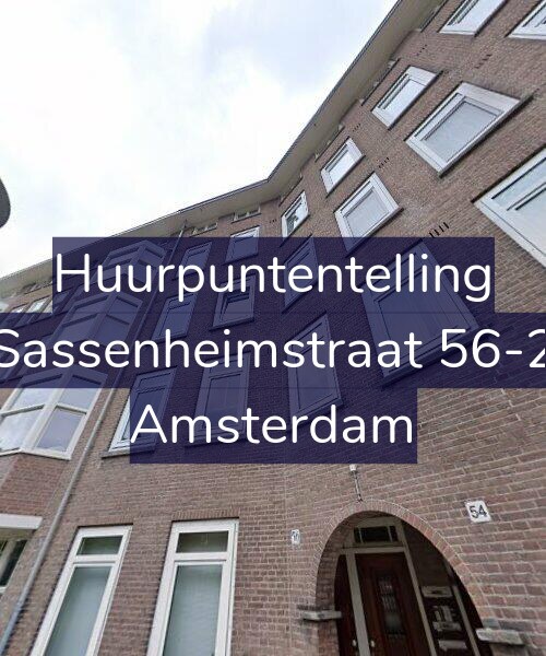 Foto gevel Huurpuntentelling voor Sassenheimstraat 56-2, Amsterdam