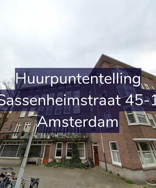 Foto gevel Huurpuntentelling voor Sassenheimstraat 45-1, Amsterdam