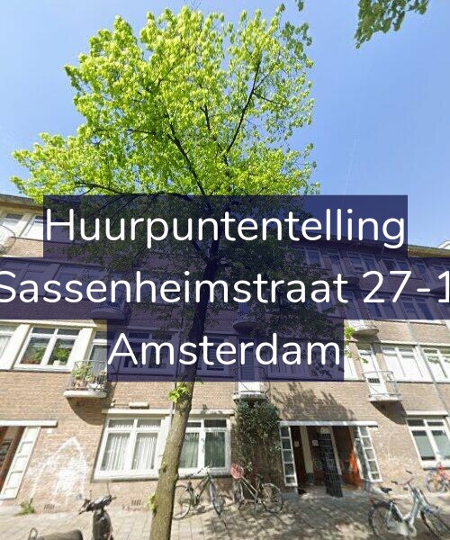 Foto gevel Huurpuntentelling voor Sassenheimstraat 27-1, Amsterdam
