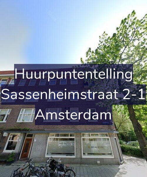 Foto gevel Huurpuntentelling voor Sassenheimstraat 2-1, Amsterdam