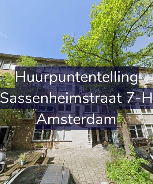 Foto gevel Huurpuntentelling voor Sassenheimstraat 7-H, Amsterdam