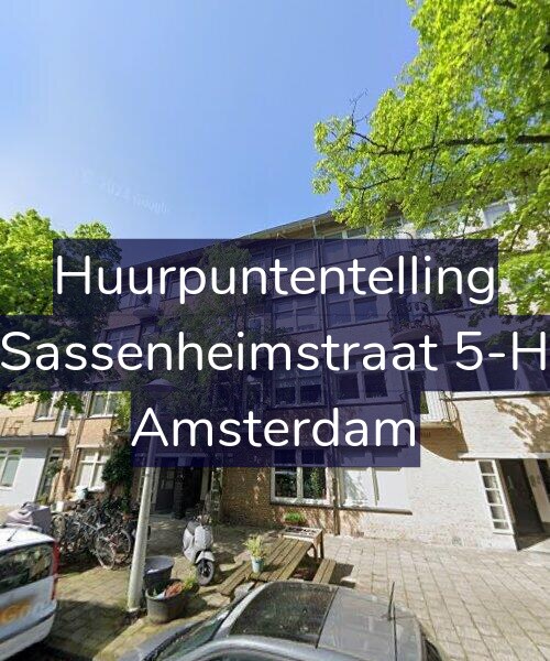 Foto gevel Huurpuntentelling voor Sassenheimstraat 5-H, Amsterdam