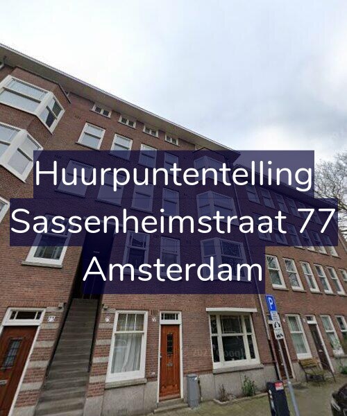 Foto gevel Huurpuntentelling voor Sassenheimstraat 77, Amsterdam