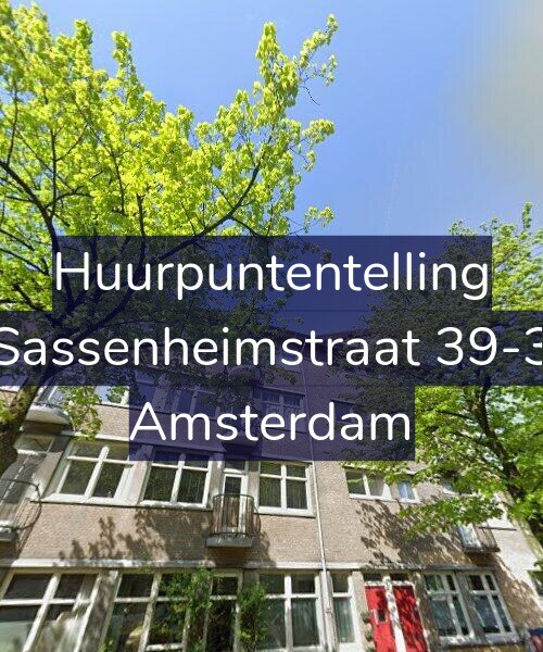 Foto gevel Huurpuntentelling voor Sassenheimstraat 39-3, Amsterdam