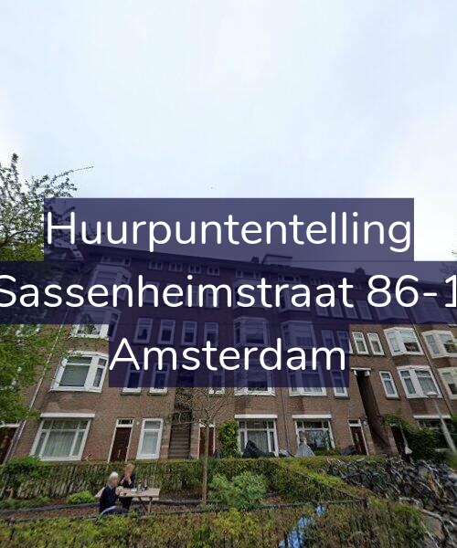 Foto gevel Huurpuntentelling voor Sassenheimstraat 86-1, Amsterdam