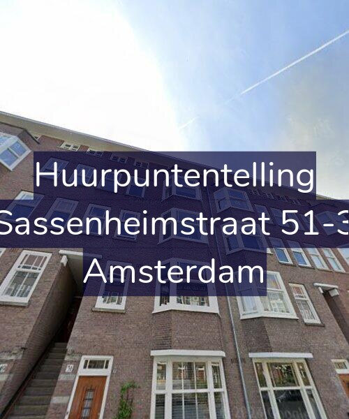 Foto gevel Huurpuntentelling voor Sassenheimstraat 51-3, Amsterdam