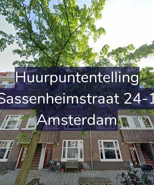 Foto gevel Huurpuntentelling voor Sassenheimstraat 24-1, Amsterdam